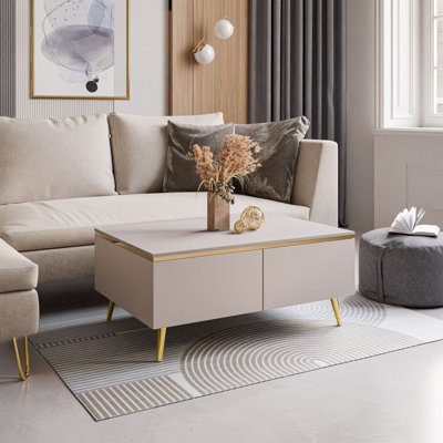 Barsdale coffee table with storage space