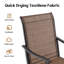 Fauteuil de patio pivotant à haut dossier-331702151