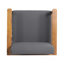 Fauteuil club en bois