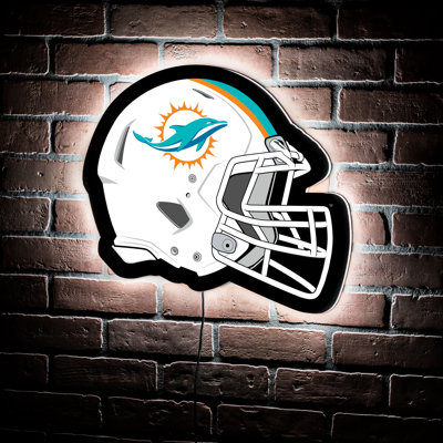 NFL LED Helmet Shaped Lighted Wall Sign