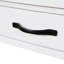 Table de coin 33,8 po Milk White