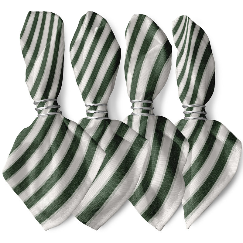 Ensemble de serviettes 4 pièces Marydel, L 18 po x L 18 po, Vert