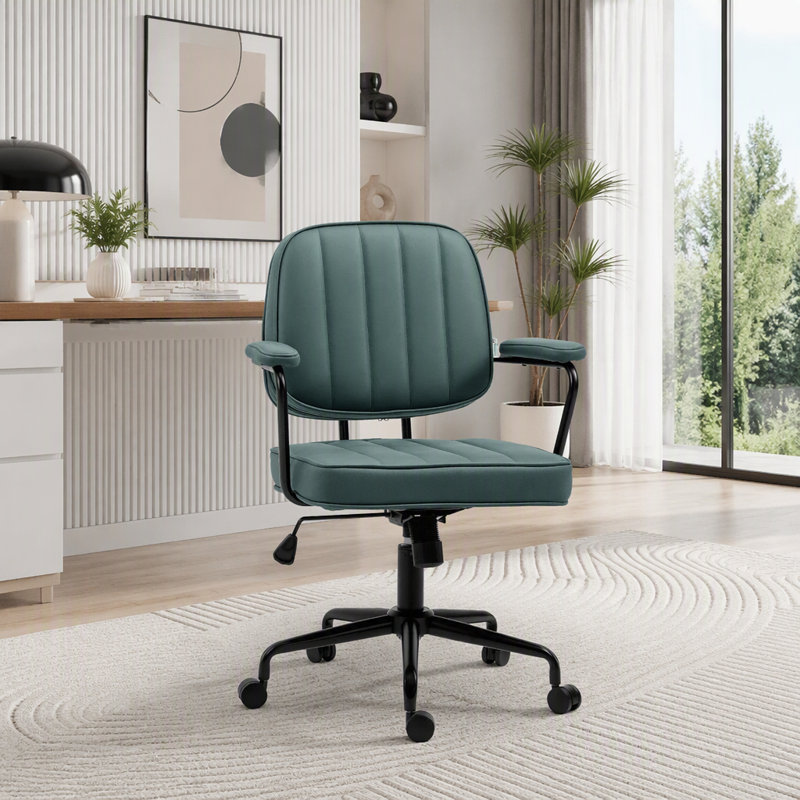 Chaise de bureau moderne en microfibre avec fonction d'inclinaison