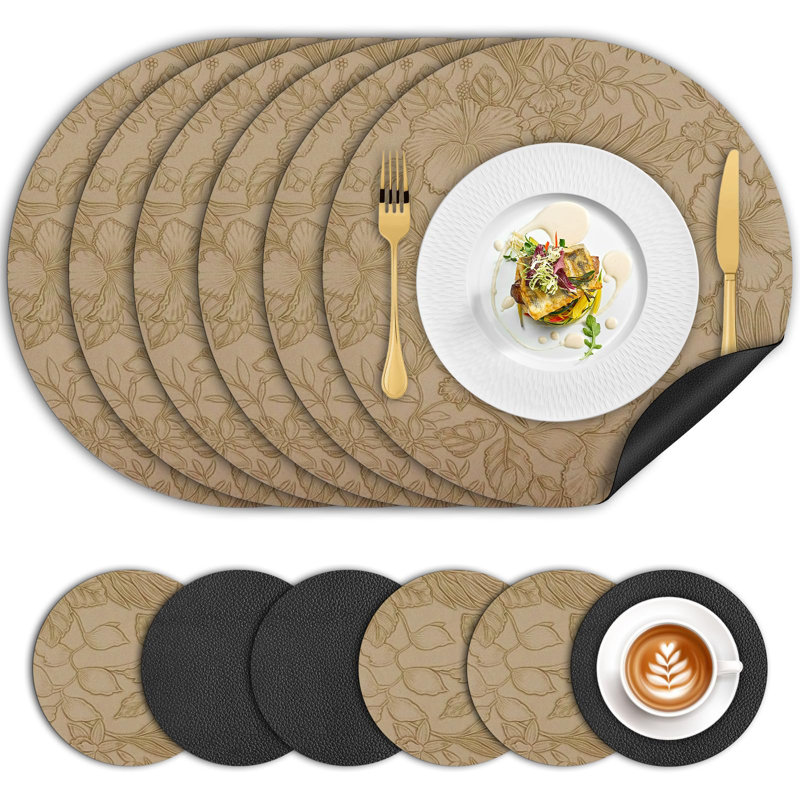 Faux Leather Placemat