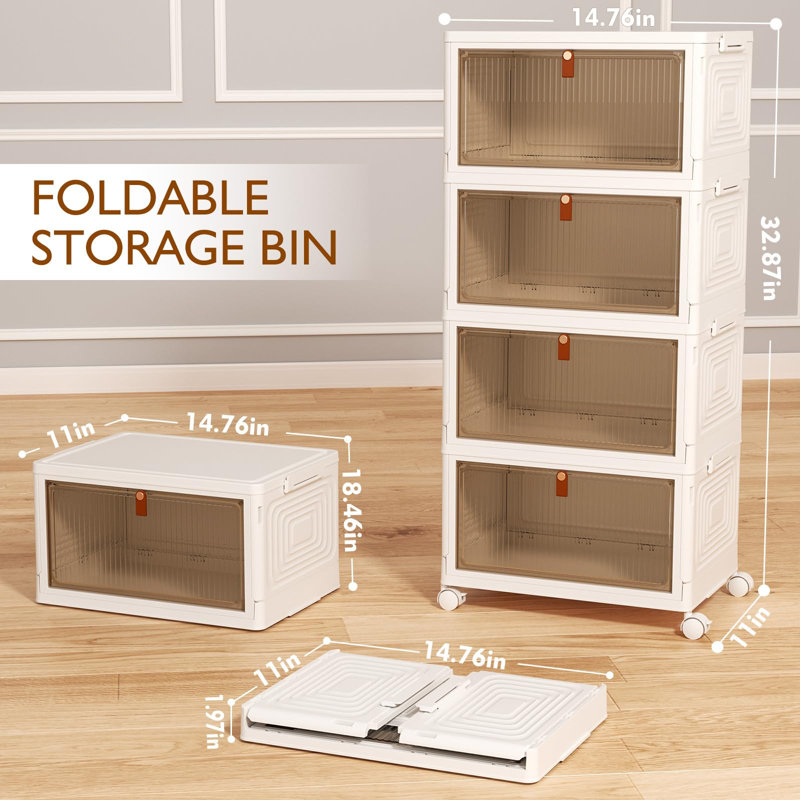 Ebern Designs Plastic Decorative Bin
