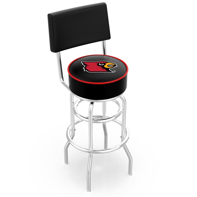 NCAA 30" Swivel Bar Stool, University of Louisville