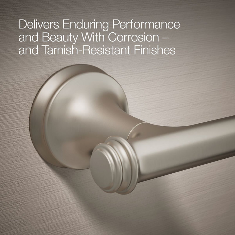 Bellera Pivoting Toilet Paper Holder, Vibrant Brushed Nickel