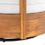 Fauteuil club d'extérieur pivotant en bois-9003532-9003534
