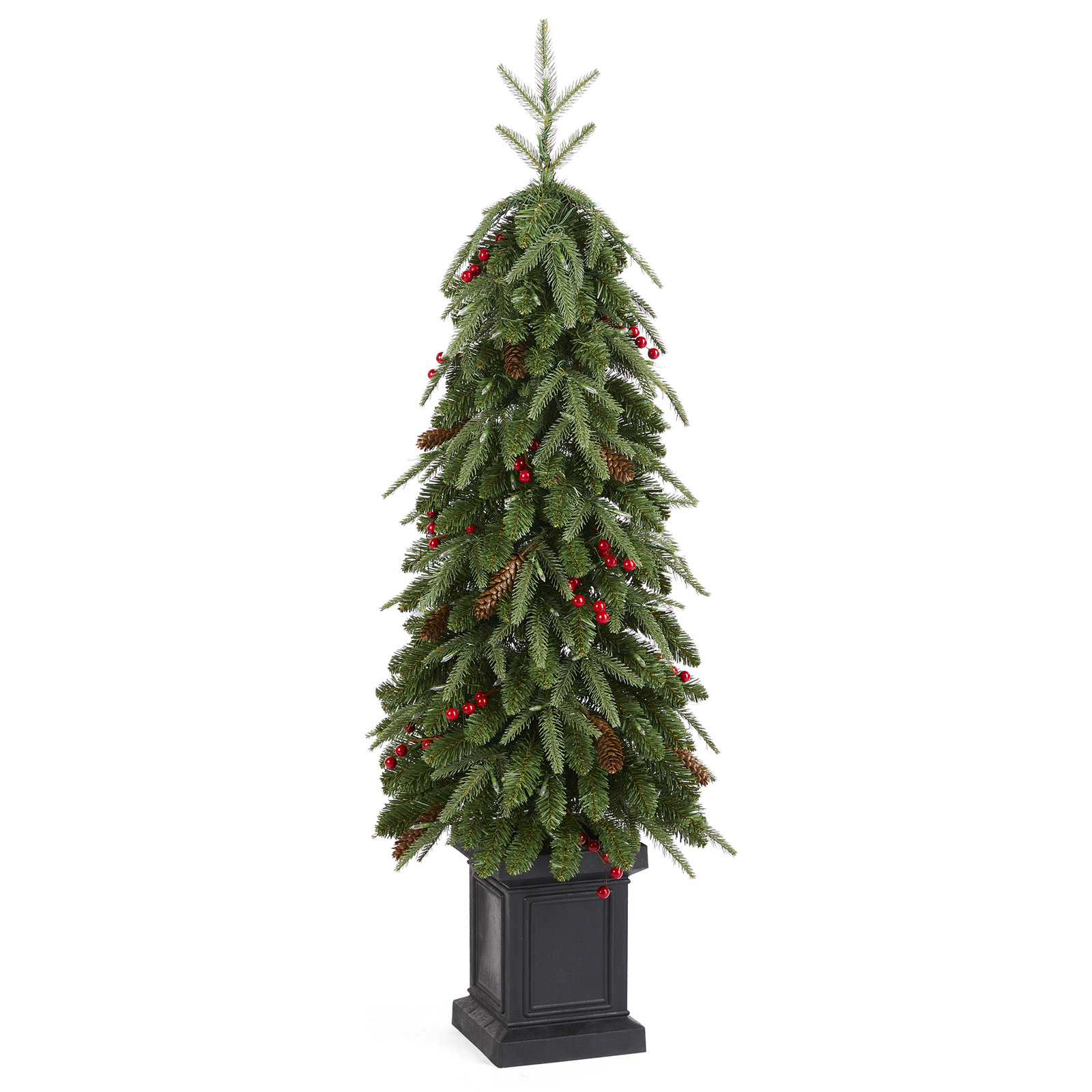 Pre-Lit Christmas Tree, 4'