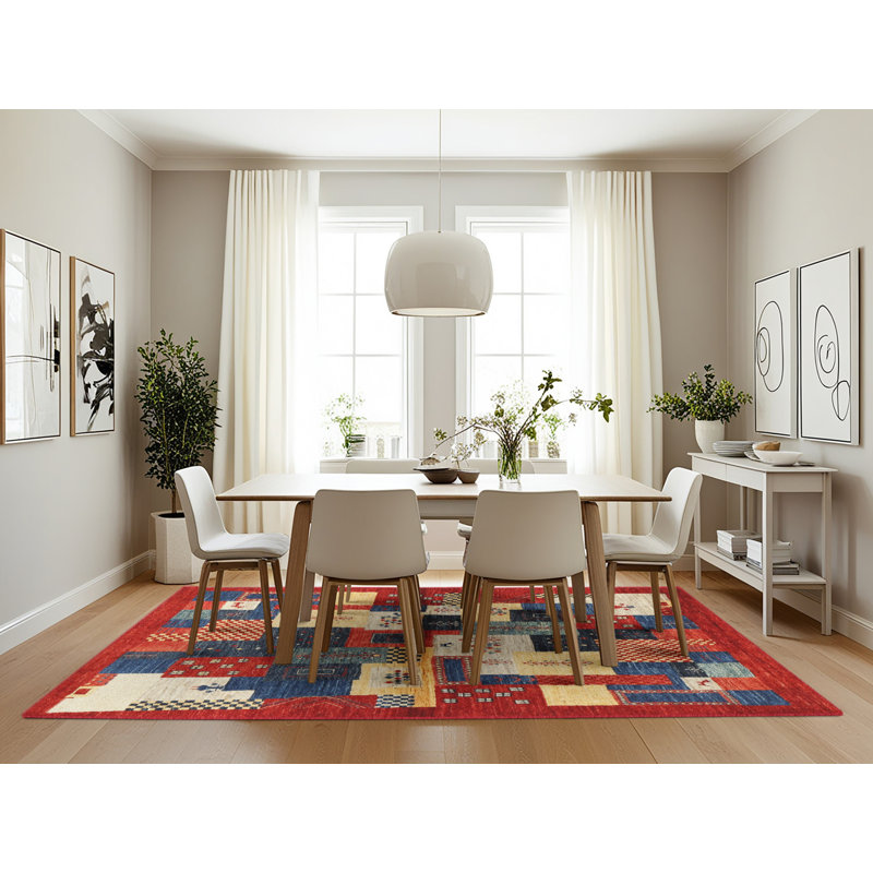 Tapis beige/brun/gris contemporain, Rectangle 7 pi x 10 pi