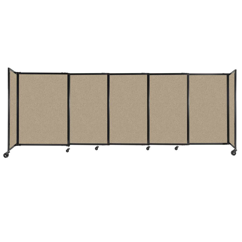 Cloison portative coulissante en tissu StraightWall, H 48 po x l 135 po x P 1 po, Marine