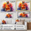 Orange orange bouteille de parfum 1 - Parfums, art mural-733261143-733261139