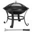 Round Iron Wood Burning Fire Pit