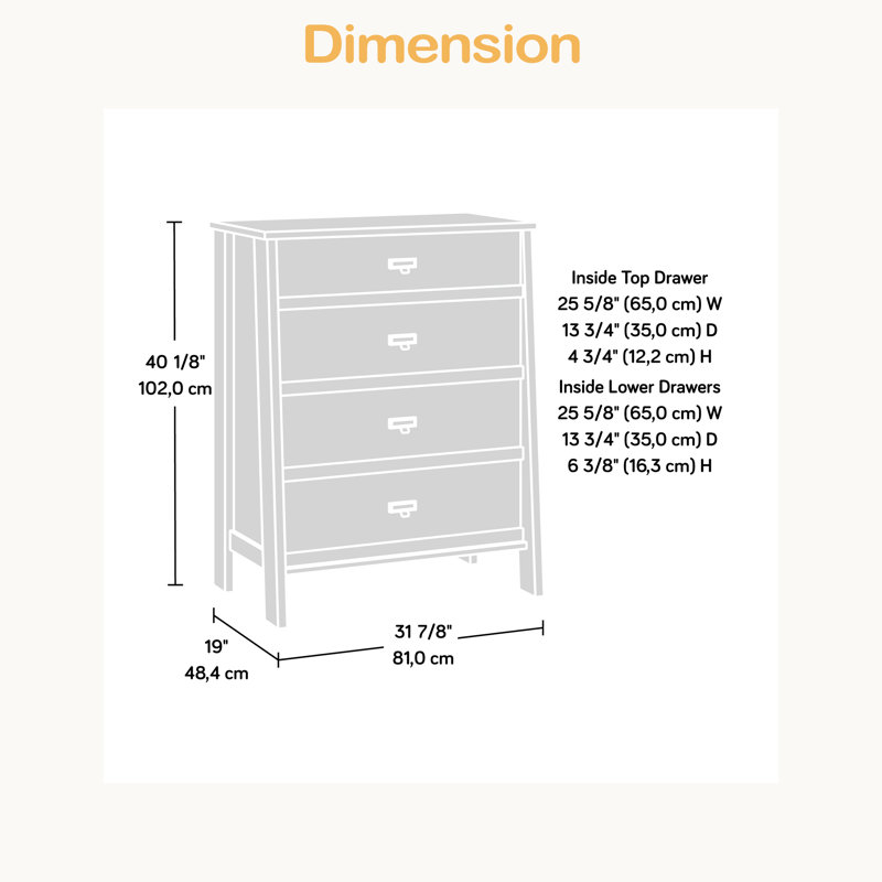 Commode 4 tiroirs