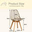 Dining Chairs - Nordic Style Dining Chair - Mesh Backrest - Solid Wood Legs-342771804-367318923