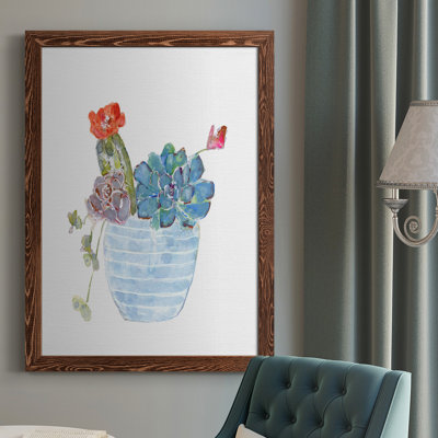 «Cactus and Succulent Blooms I», reproduction d'art sur toile