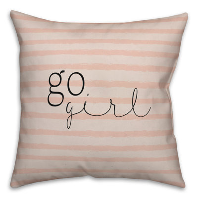 Coussin décoratif rayé carré