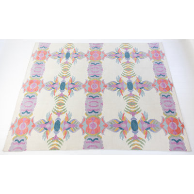 Evie White Modern Oushak Rug
