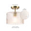 Deshonda Glass Semi Flush Mount