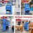 8-Drawer Tool Chest with Wheels，2-In-1 Detachable Metal Toolbox Storage Cabinet Organizer（Blue）-387632463