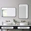 Miroir de salle de bain moderne avec cadre noir, miroir de meuble-lavabo mural avec verre incassable, plusieurs tailles-304384216
