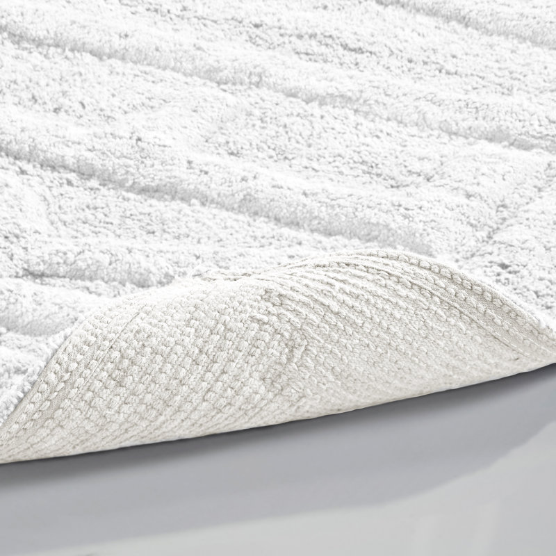 Non-Slip Bath Mat, White
