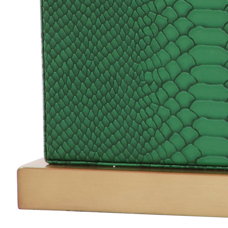 22" lampe de table Marelle, Vert foncé