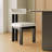 Modern Rectangle Dining Table with Rock Board-110893092