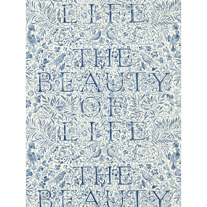 The Beauty of Life Wallpaper, Indigo