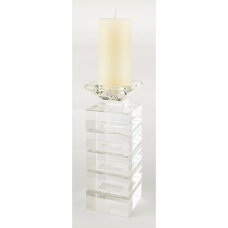 Candlestick, 11" H x 4" W x 4" D