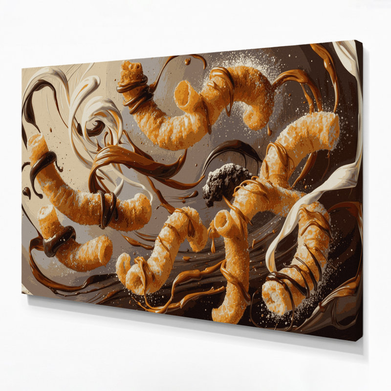 Art mural sur toile, "Desserts"