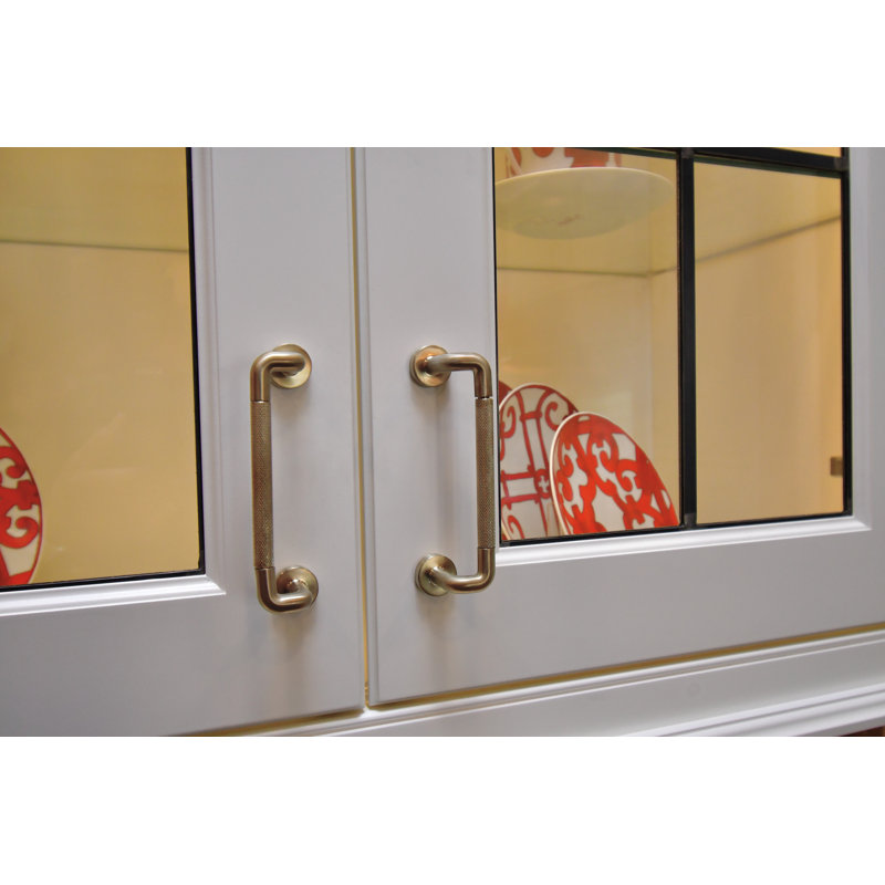 Litze® Drawer Pull with Knurling, Luxe Gold