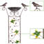 Bain d'oiseaux en métal Mckenna