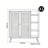 American style breathable storage shoe cabinet
