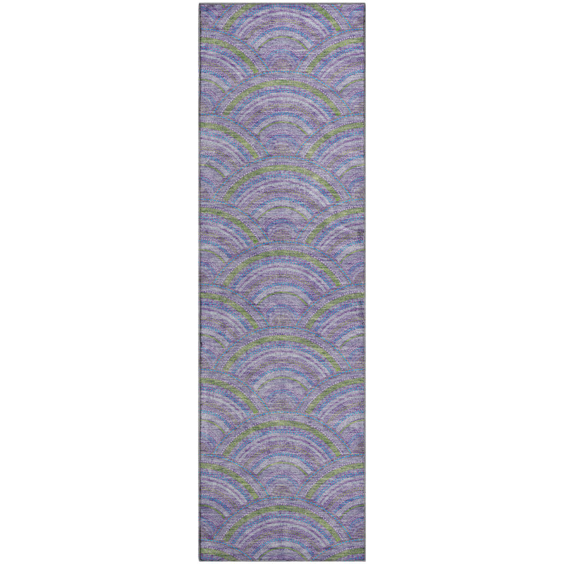 Premium Machine Washable Prisco Lavender Rug, Runner 2'3" x 7'6"