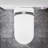 White Smart Toilet With Elongated Design, Auto Open/Close Lid, Foot - Operated Activation, 1.28 Siphonic Jet Flush, Multiple Washing Modes, And Heated Seat For Bathroom Hygiene-121633600