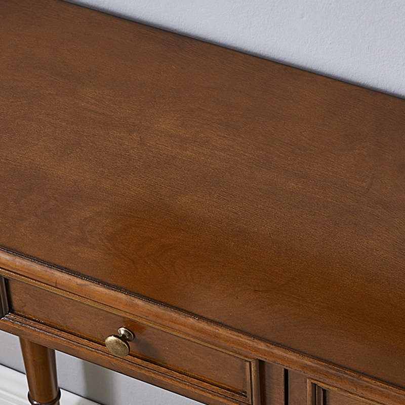 Bureau de 13,77 pouces de profondeur American-style, H 29,92 po x l 47,24 po x P 13,77 po, Tanné