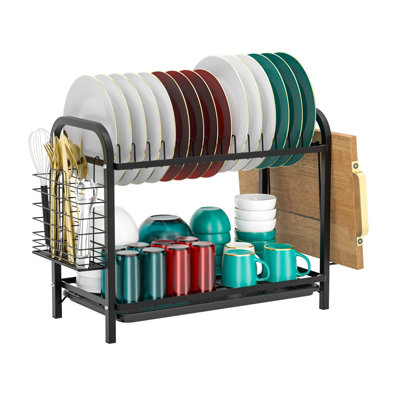 Shruti Stainless Steel Two Tier Dish Rack