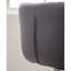 Siège contemporain pivotant et rembourré gris avec rembourrage confortable, ligne verticale, repose-pieds à l'apparence de 2 - revêtement doux, réglable en hauteur, rotation à 360 °, pour-1564567026