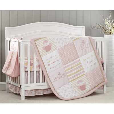 Oxford Baby Baby Love (4 Pc Crib Bedding Set)