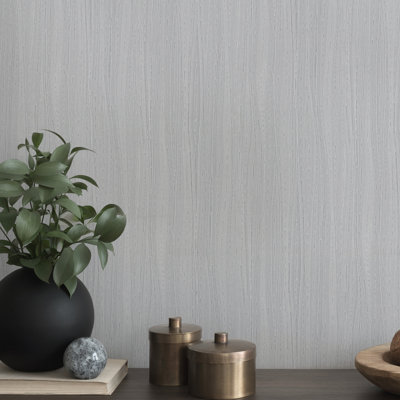 Boutique Flow Texture Greige Wallpaper