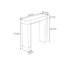 Console simple et multifonctionnelle en acrylique-2046475525