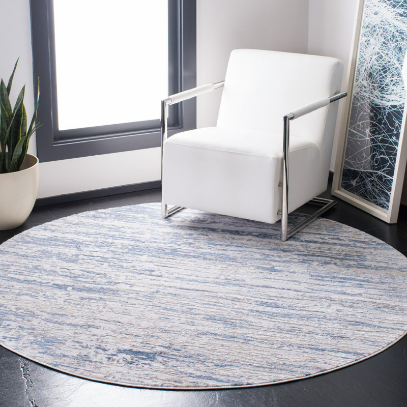 Twinsburg Abstract Area Rug, Round 91cm