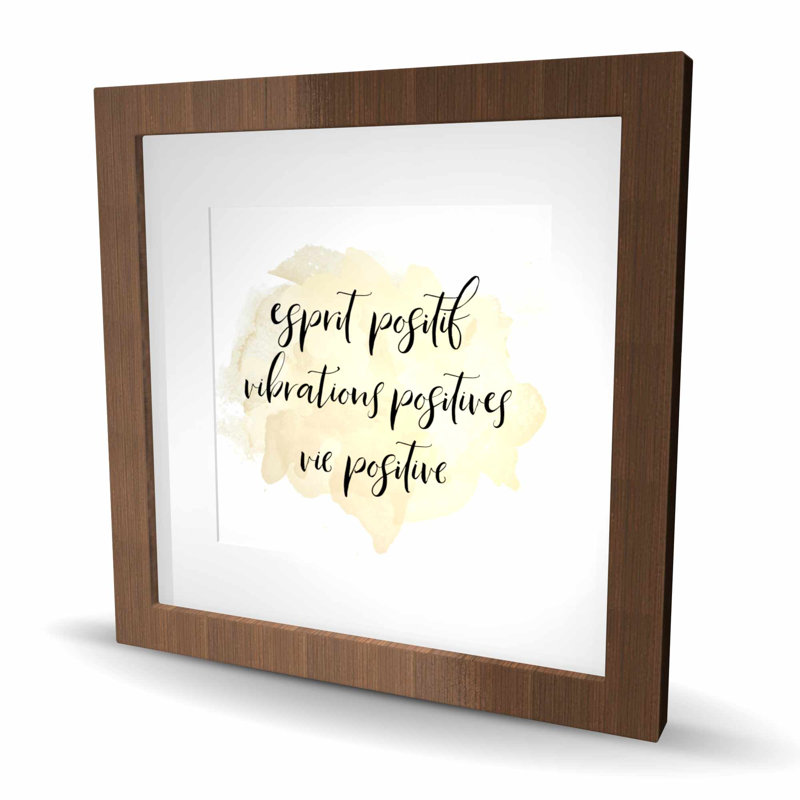 Esprit Positif Vibations Positives - Art mural