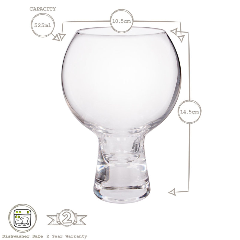 Rink Drink Glass Gin Balloon Glass Glassware