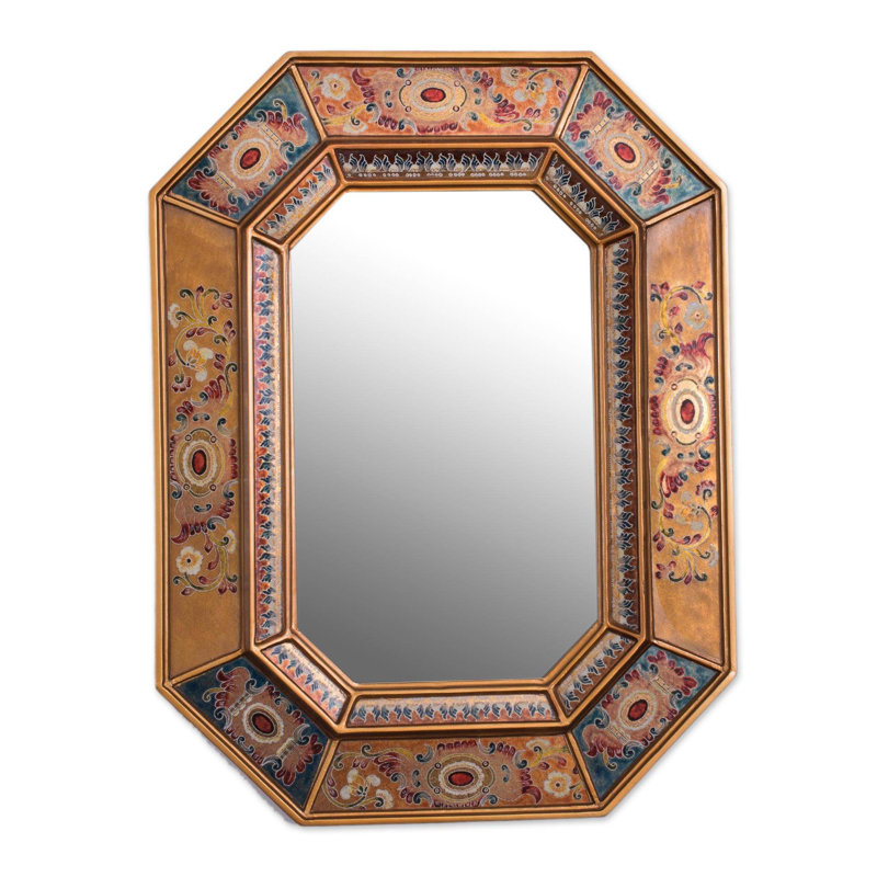 Behrends Flat Solid Wood Mirror