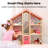 Tiny Land® Love Dollhouse with 30 Furniture