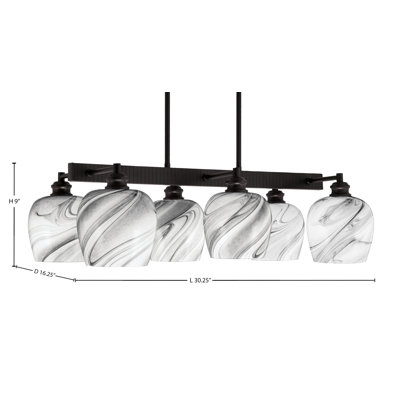 Barre d'éclairage 6 lumières Edge