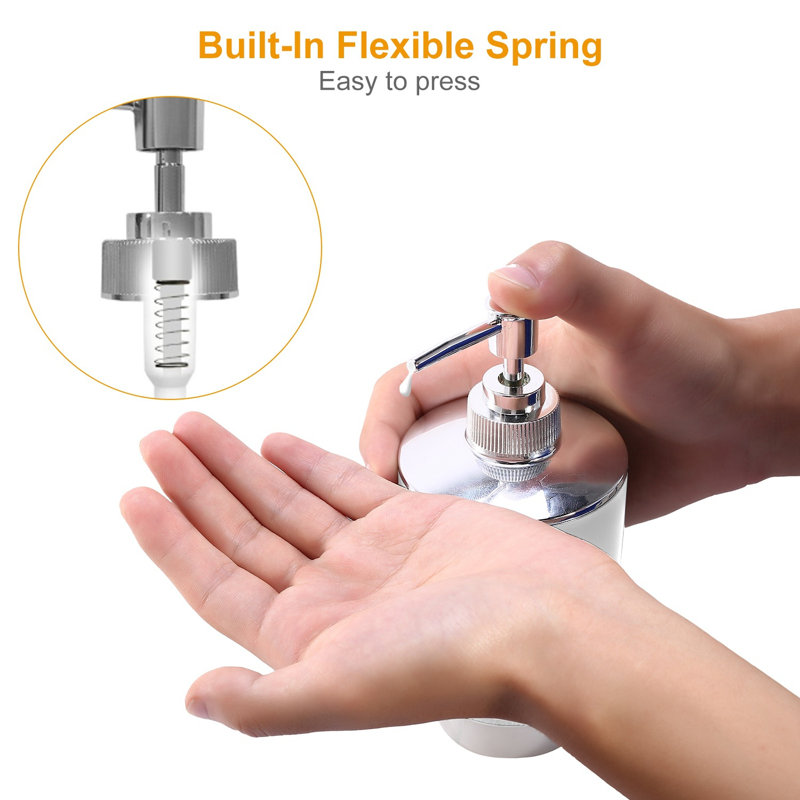 Loucile Soap / Lotion Dispenser, White