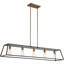 Luminaire suspendu pour îlot de cuisine 5 lumières Burley Oak-1154596623